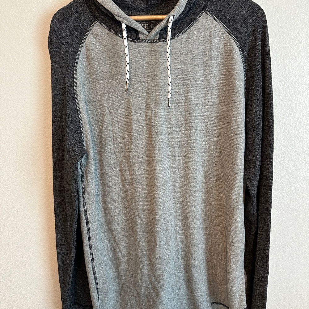 BKE Charcoal and Light Gray Hoodie